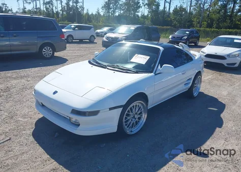1992 Toyota Mr2 Sport Roof из США, поврежденный, VIN JT2SW22N1N0055133